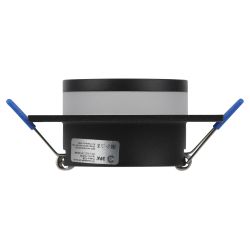 Светильник встраиваемый алюминиевый ЭРА KL88 BK под лампу MR16 GU5.3 черный | Алюминиевые встраиваемые светильники