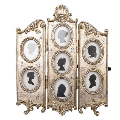 Фоторамка "Трио" 19x2x23см /4,5см (7) Поликерамика