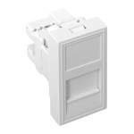 Розетка RJ45 кат. 5e, 1 модуль EKF
