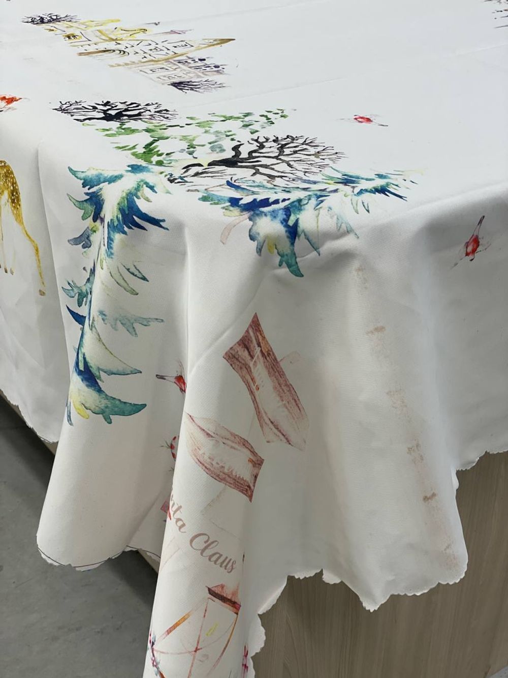 Скатерть НОВЫЙ ГОД 150/220 ЛИКВИ!