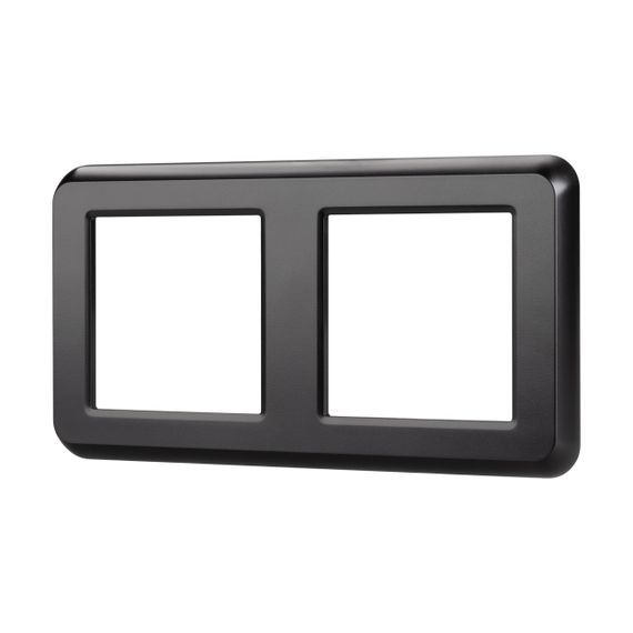 Рамка пластиковая FRM-VERSA-PL-2-BK Arlight 043778