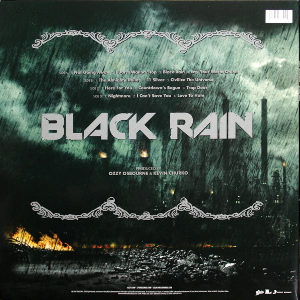 Ozzy Osbourne / Black Rain (Coloured Vinyl)(2LP)