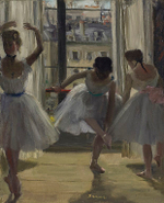 Три танцовщицы, Дега, картина для интерьера (репродукция) Настене.рф