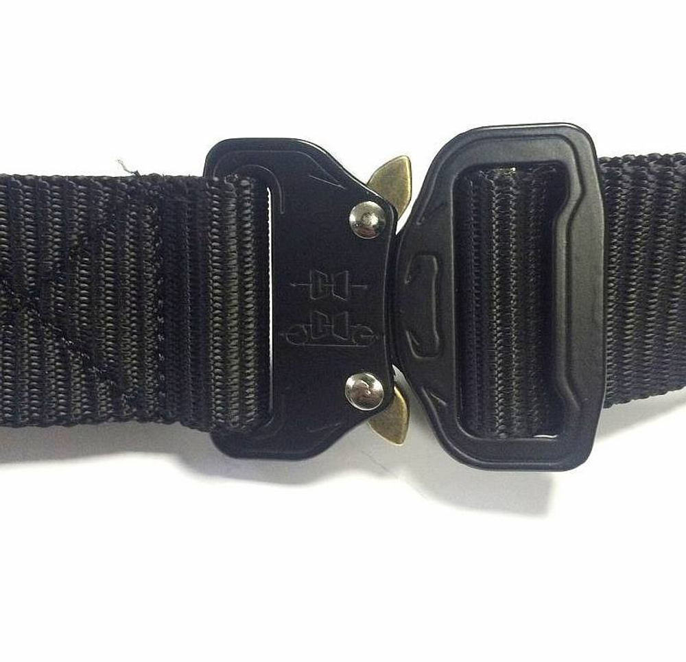 Ремень тактический страховочный черный