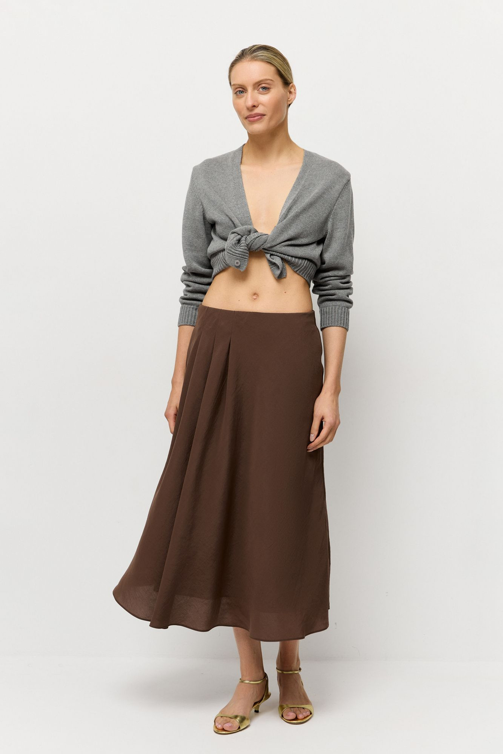 Юбка летящая из купры