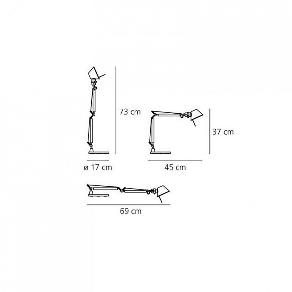 Настольная лампа офисная Artemide  A011800