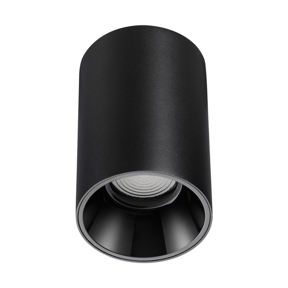 359418 OVER NT24 376 черный Светильник накладной влагозащищённый IP54 LED 10W 170-265V 3000К 830Лм RECTE