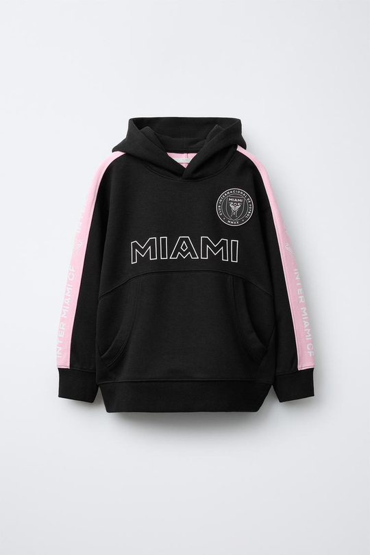 ZARA ХУДИ INTER MIAMI CF MLS, ЧЕРНЫЙ