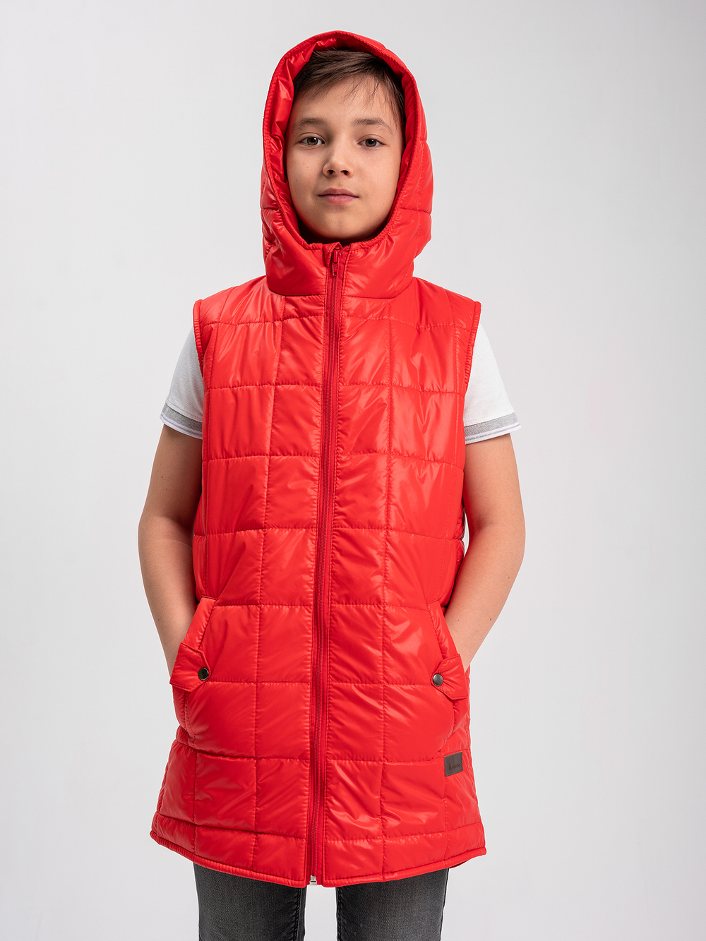 Жилет для мальчика "Хит" красный