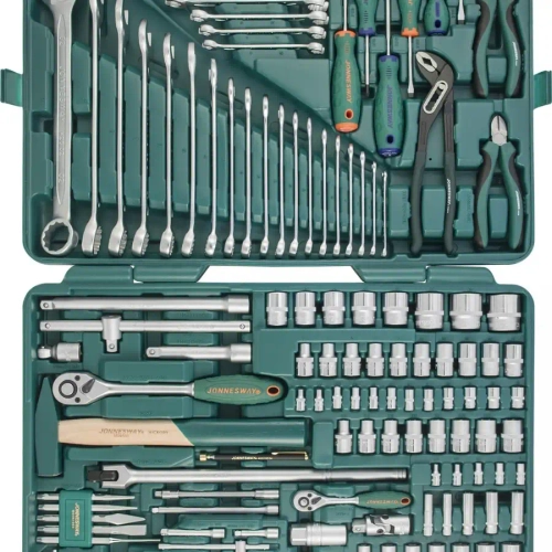 Набор инструмента универсальный 1/2", 1/4"DR JONNESWAY S04H524127S