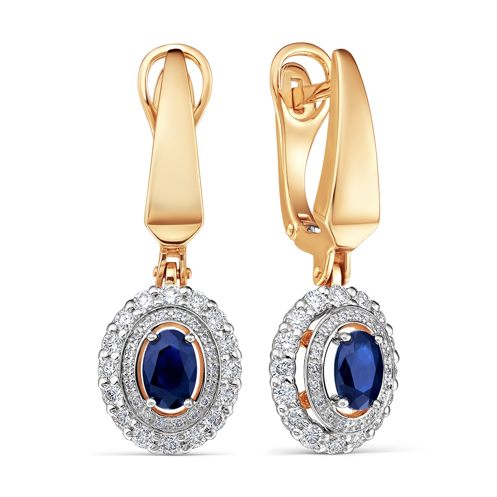 Серьги из золота 585 пробы