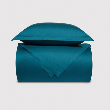 Постельное белье 2 спальное евро Сlaire&Caroll Lea морская волна