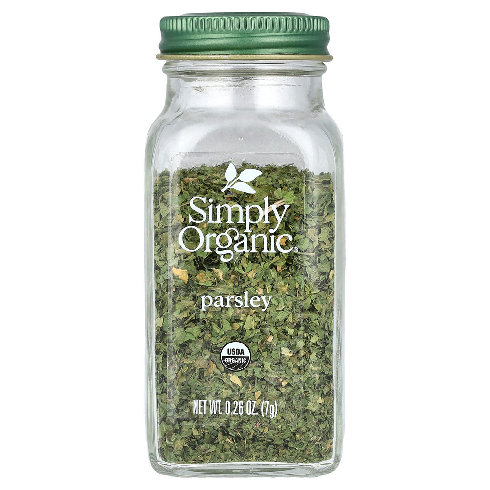 Simply Organic, Петрушка, 7 г (0,26 унции)