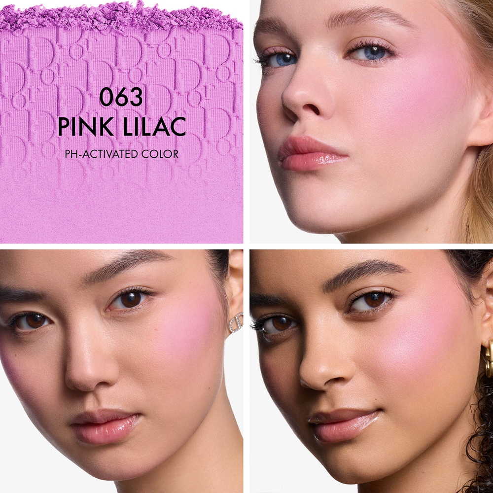 DIOR Backstage Rosy Glow - Розовый хайлатер для скул оттенок 063 Pink Lilac, 4 g