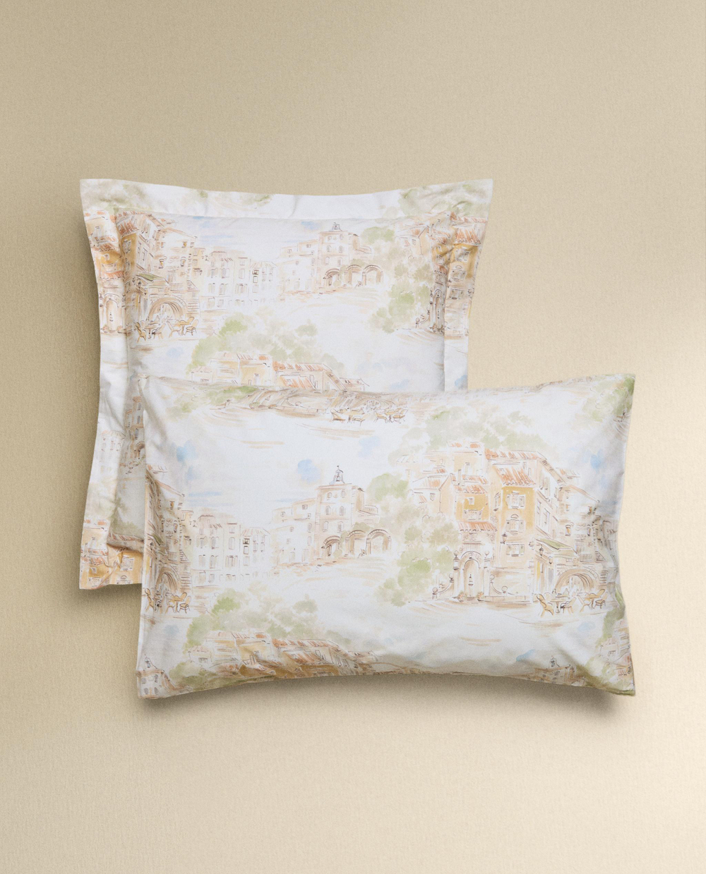 Наволочка Zara Home, хлопок 100%, однотонный, 4127/091