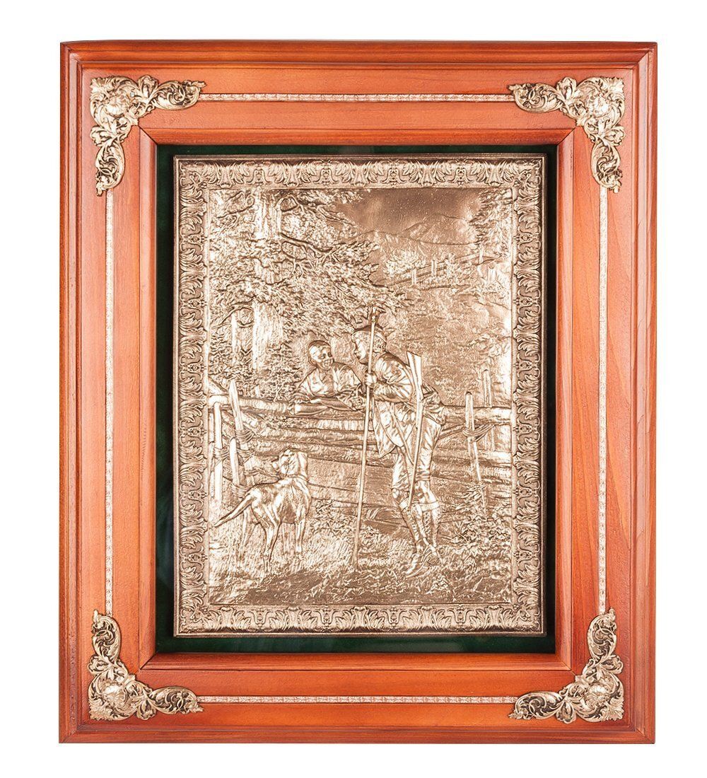 GAEM Art ПК- 28 Ключница «Охотник с собакой» 29х33