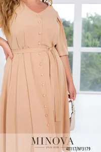 Платье 3179-пудра Minova
