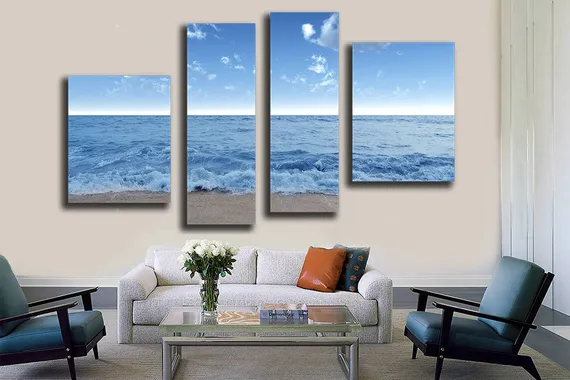 Модульная картина "Морские волны"
