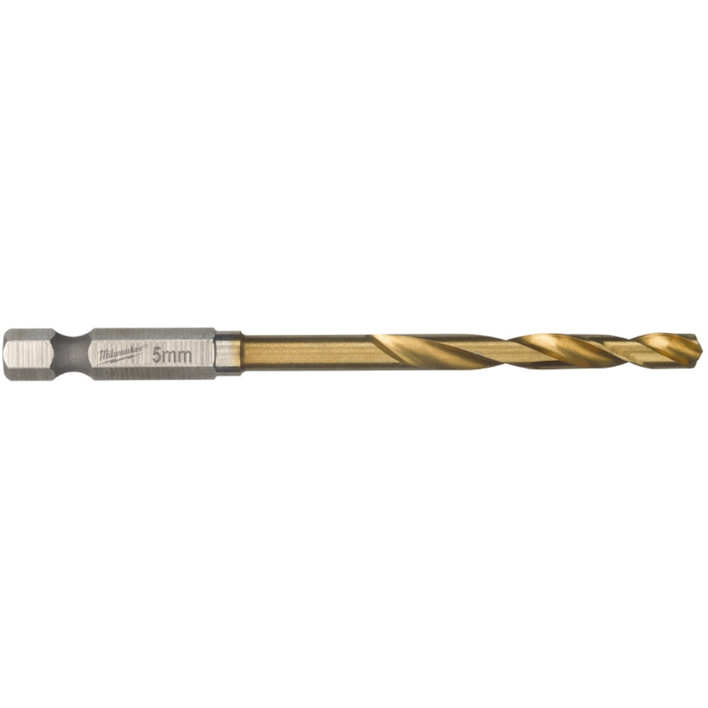 Сверло Milwaukee RedHEX HSS-G TiN по металлу 5.0 мм