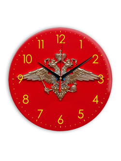 Настенные часы "символика МВД 3d"