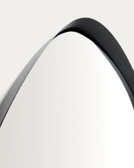 Зеркало Tebel черное металлическое 85 x 93,5 см