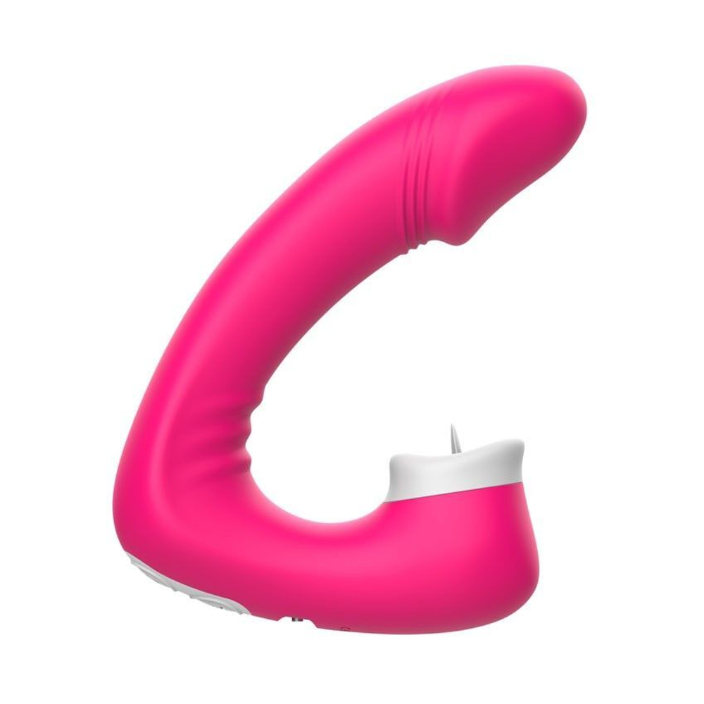 Вибромассажёр I-MOON MY-508 с клиторальной стимуляцией, 11 см