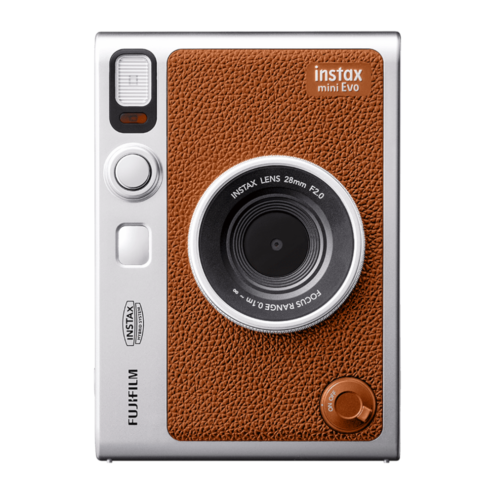 Гибридный фотоаппарат моментальной печати FUJIFILM instax mini EVO, Коричневый
