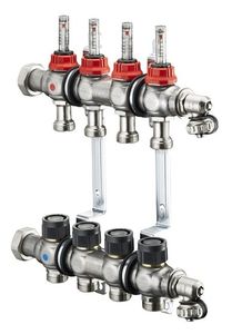 Коллекторы Oventrop Multidis SF 1" с расходомерами для теплого пола