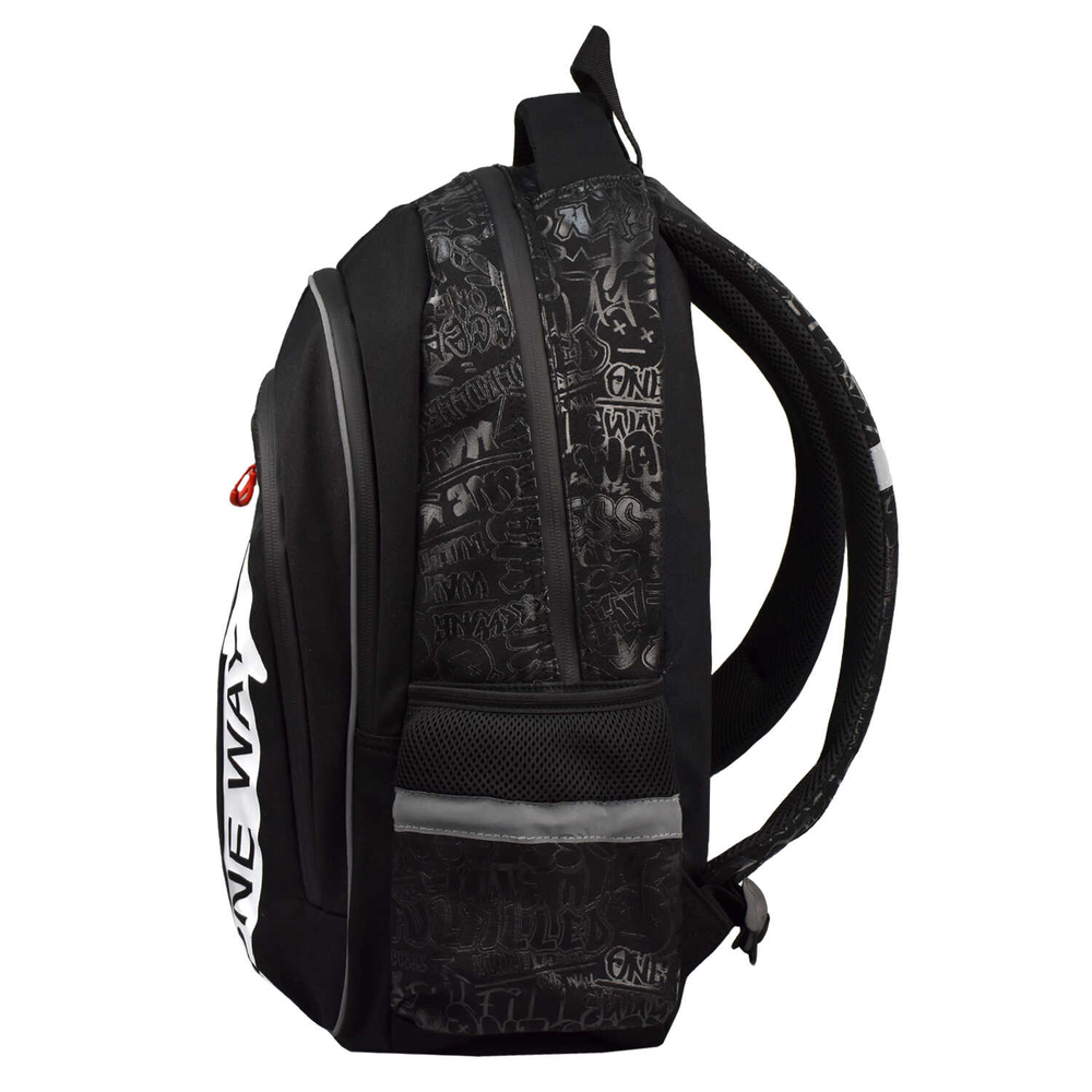 Рюкзак школьный, Феникс+, 31х44х16 см, полиэстер, аппликация из эластичной резинки, сублимационная печать, шелкография, 1 отделение (-я)