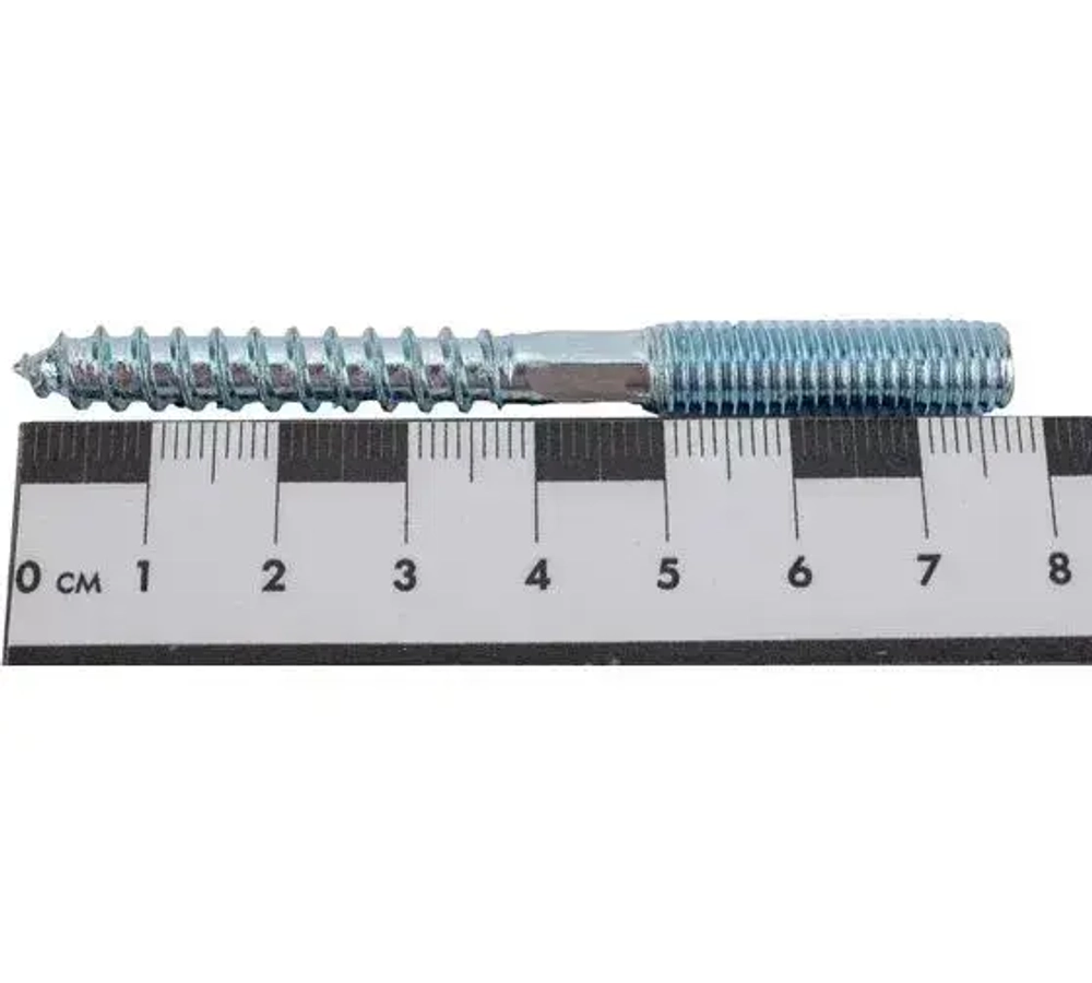 Сантехшпилька М8, 80 мм, сталь, надежный