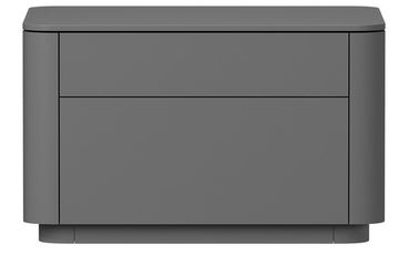 Тумба прикроватная Tammi 2 ящика ширина 60 см (серый)