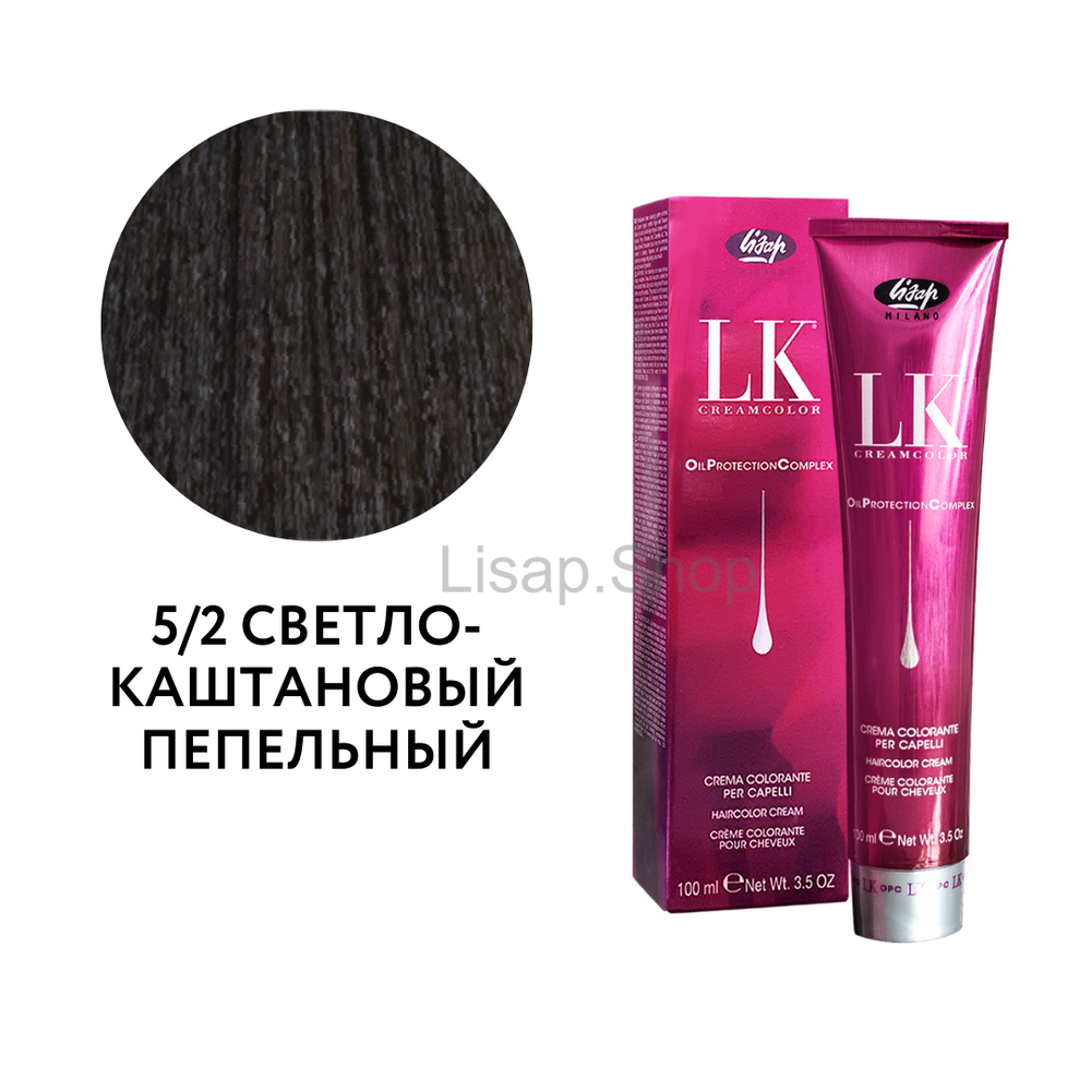 Перманентный краситель для волос "LK Oil Protection Complex" (100мл)