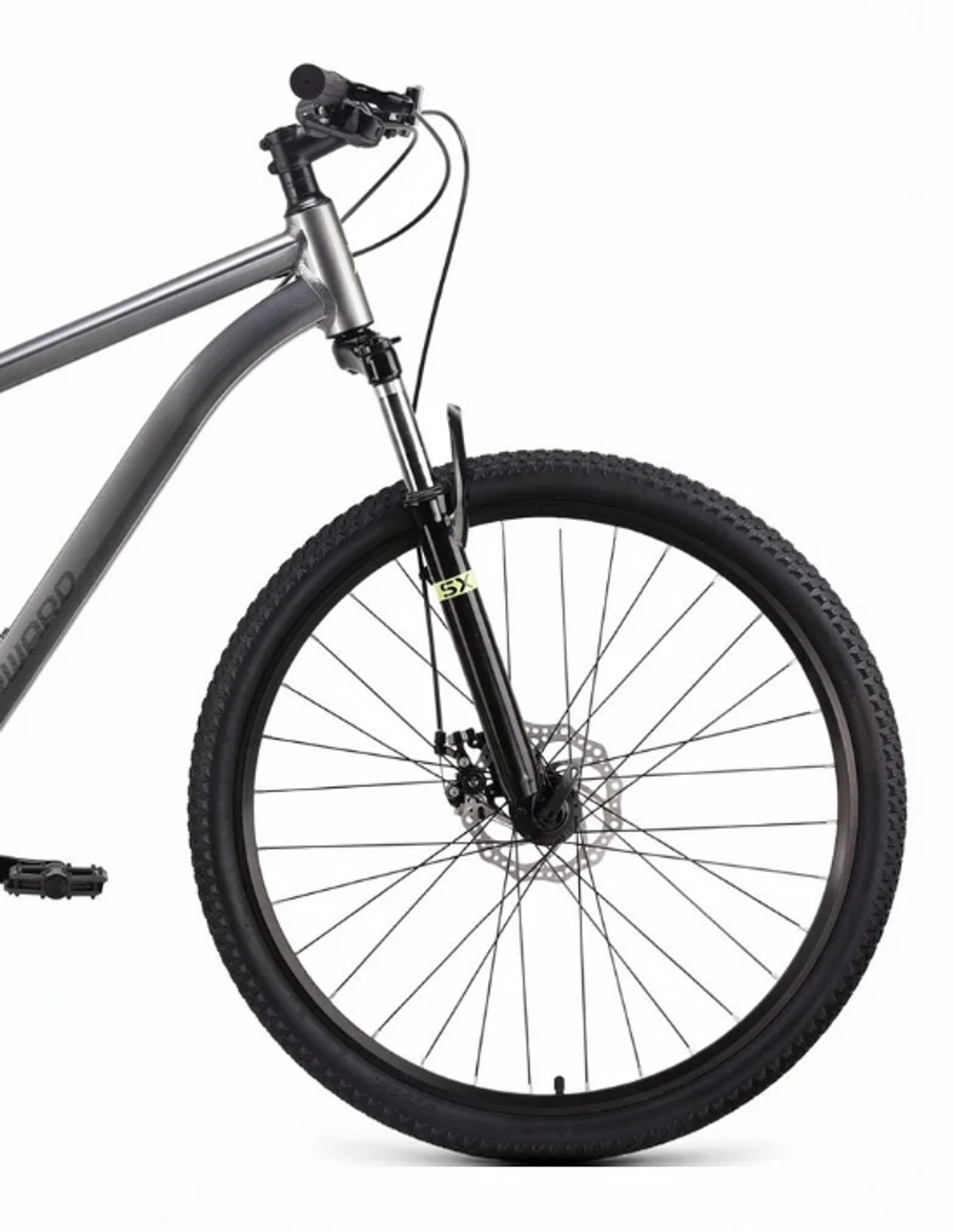 Велосипед 27,5" FORWARD APACHE SX, рама 15" светлый серо-голубой / тёмно-серый 2026