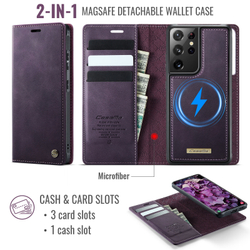 Чехол-кошелек CaseMe 2 in 1 MagSafe Samsung Galaxy S21 Ultra