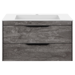 База под раковину Chiara 2D 800 подвесная, 2 выкатных ящика soft-close, G.Stone