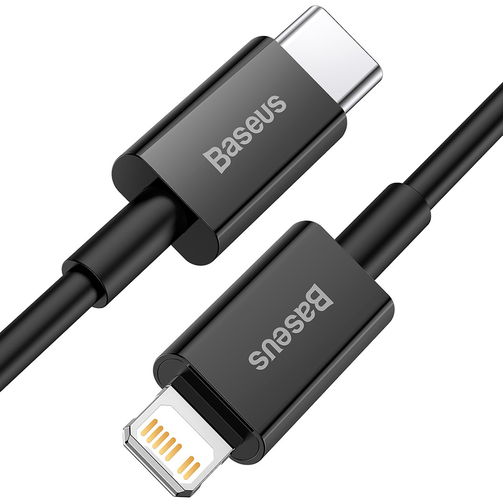 Lightning Кабель Baseus Superior Series Fast Charging Data Cable Type-C to iP PD 20W - Black