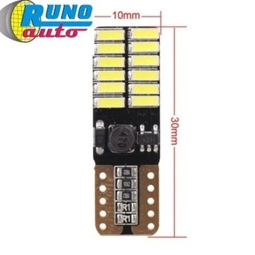 Светодиод габаритный T10 4014-24SMD Canbus Electrodeless