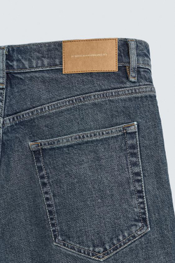 ZARA ДЖИНСОВЫЕ ШОРТЫ REGULAR FIT, СИНИЙ