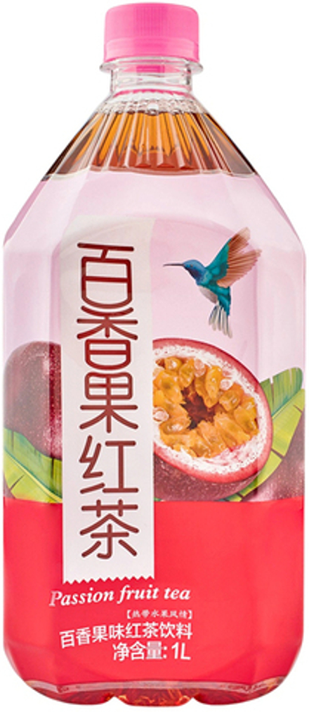 Чай Холодный Черный со вкусом Маракуйи Woerwang 1л - пэт