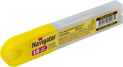 Лезвие сменное Navigator 80 283 NEM-Ls01-H10 (18*0.5 мм, набор 10 шт.)