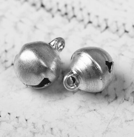Бубенчики для рукоделия,1 см, цвет серебряный 2294472