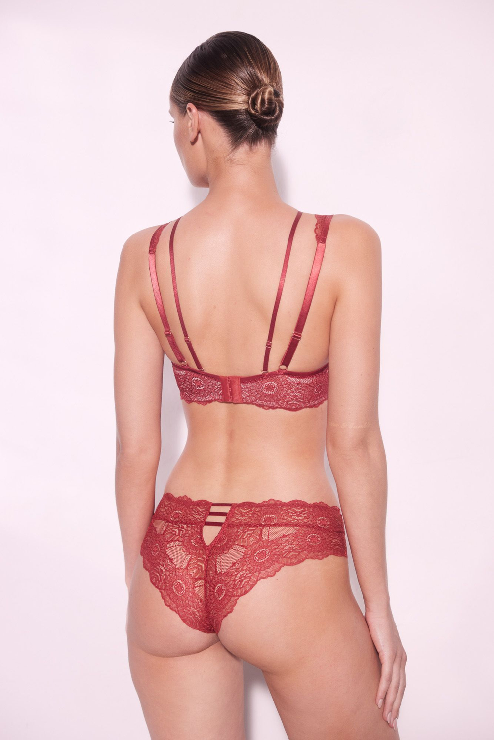 Бюстгальтер-бралетт Bohemian Vibe (Размер: 75F) (Цвет: терракотовый)