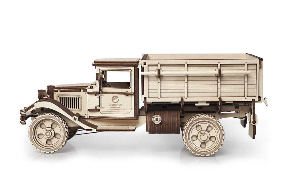 Грузовик ГАЗ-АА с кузовом от Леммо - Деревянный конструктор, сборная модель, 3D пазл, для детей и взрослых. Интересные подарки, фото, отзывы