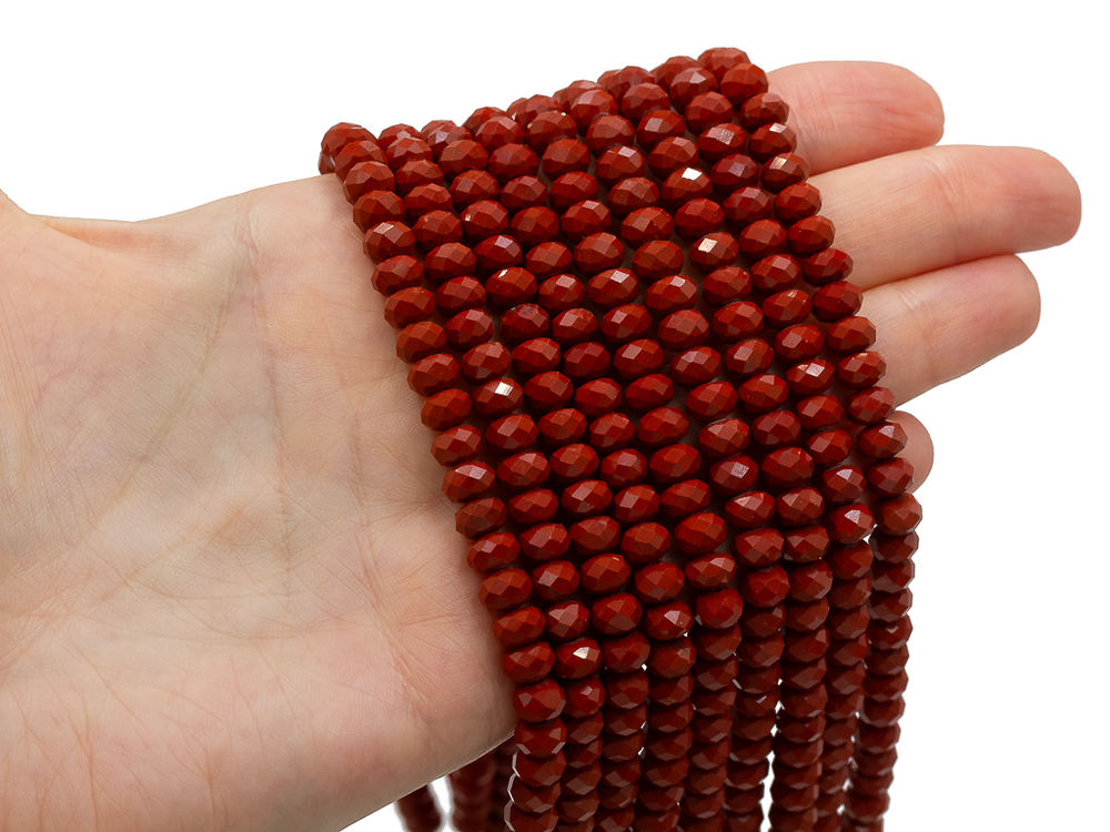 Бусины из яшмы 6,5х4,5мм, рондель (10шт)