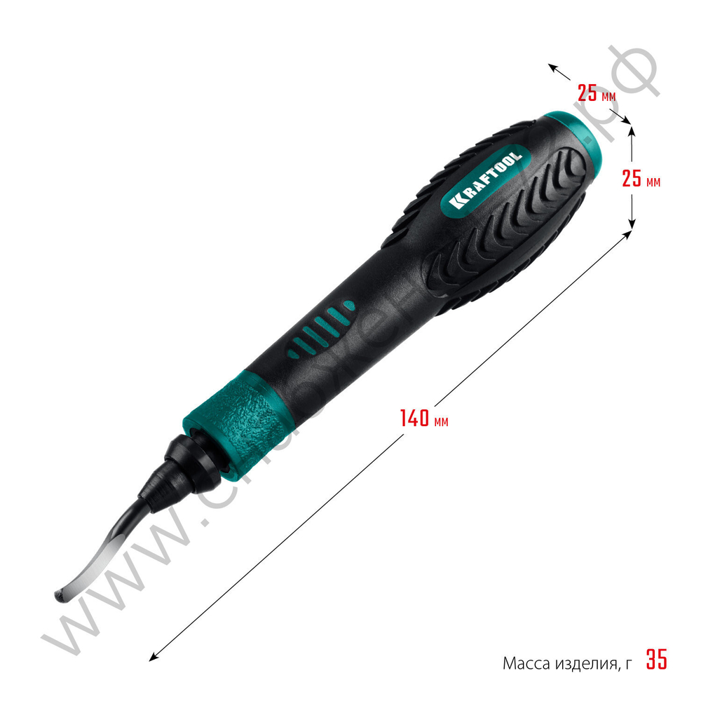 KRAFTOOL Universal, Гратосниматель для зачистки граней труб и листов (23440)