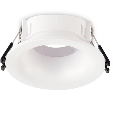 Светильник встраиваемый, белый, D98xH40мм, под лампу GU10, IP20