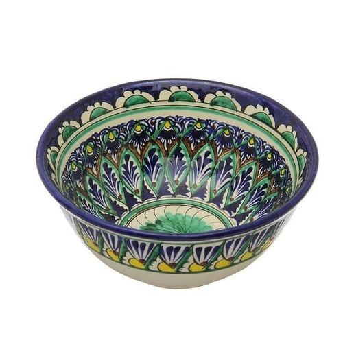 Коса большая d-18 см.H-9 см, синяя Риштан