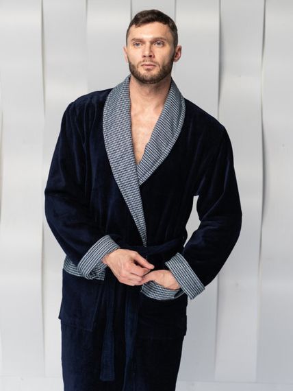 Халат мужской TIMOTHY Синий "Polens"