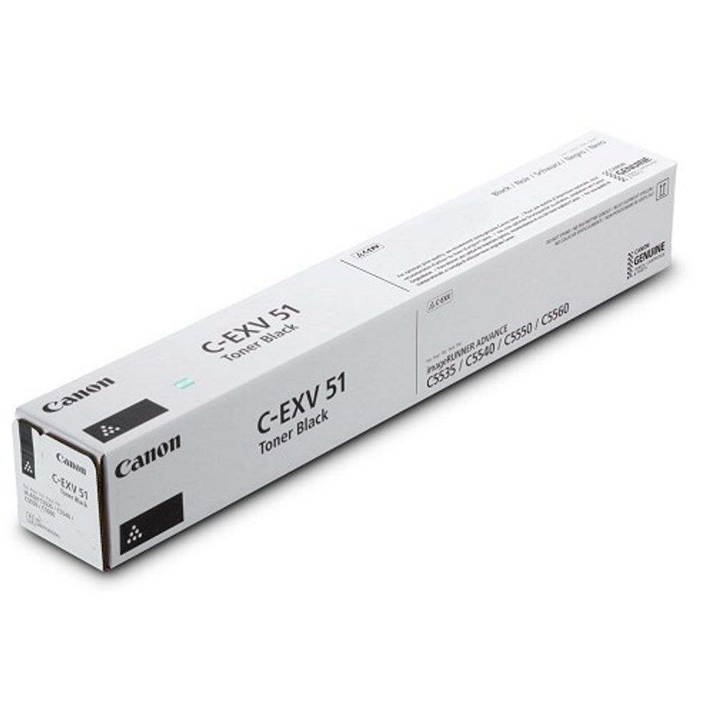 Тонер-картридж CANON C-EXV51 BK (0481C002) чёрный