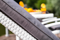 Комплект для отдыха из искусственного ротанга MILANO белый